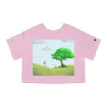 Serenity Seasons Cropped T-Shirt (pink candy color) – front view