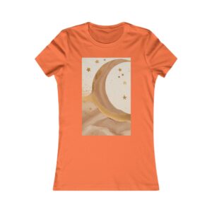 Bohemian Women's T-shirt (orange color) – front view