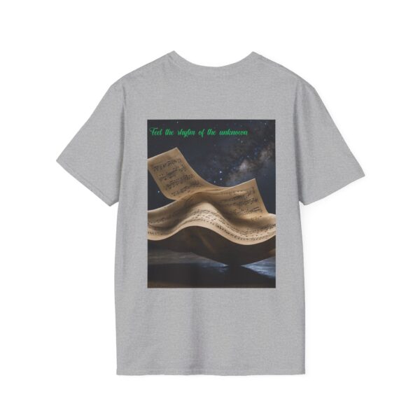 Whale Breach Unisex T-Shirt sport grey - back view