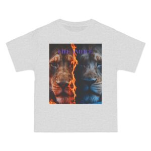 Fierce Duality T-Shirt (ash color) – front view