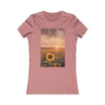 Sunflower Women's T-shirt (mauve color) – front view