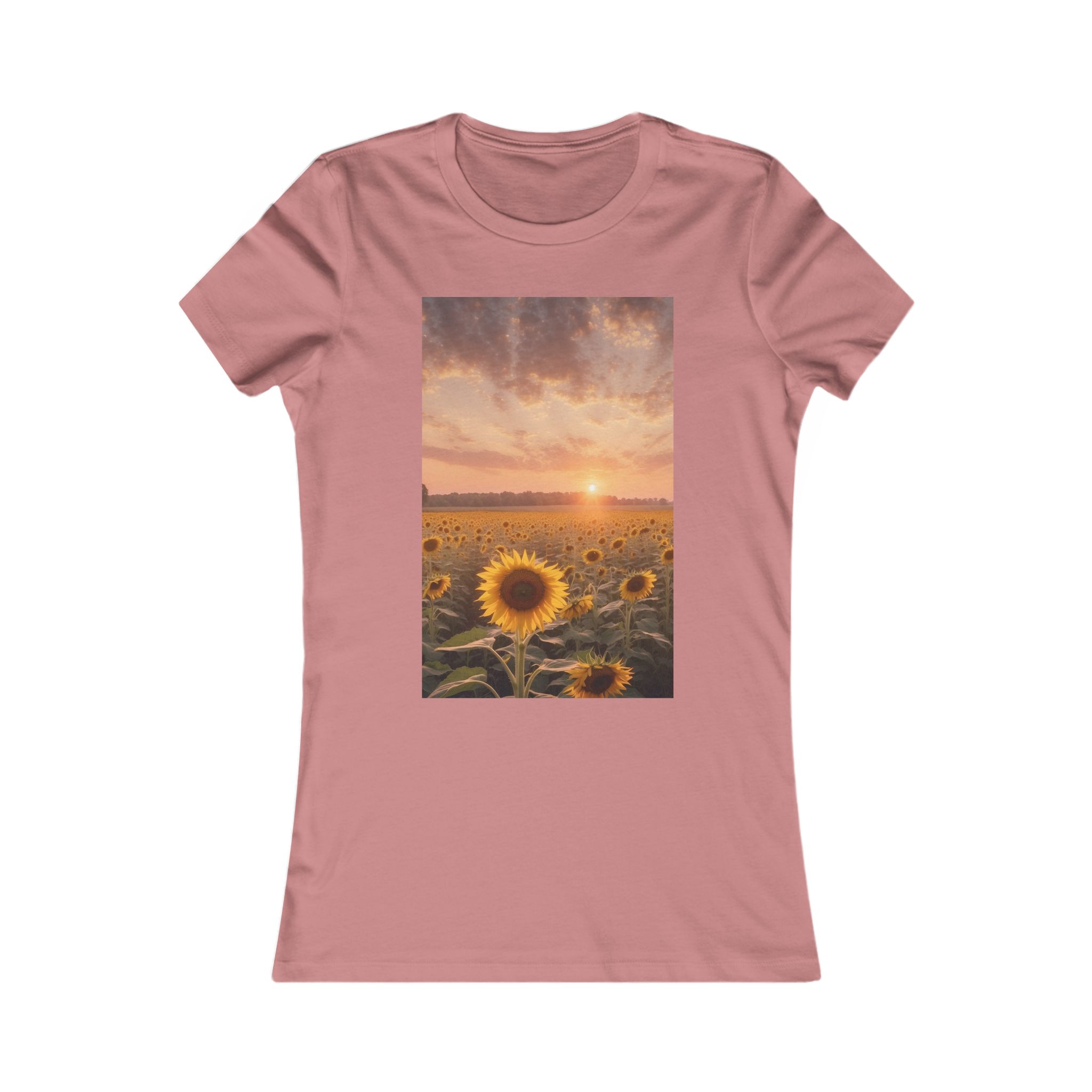 12031356246659331533_2048.jpeg Sunflower Women's T-shirt (mauve color) – front view