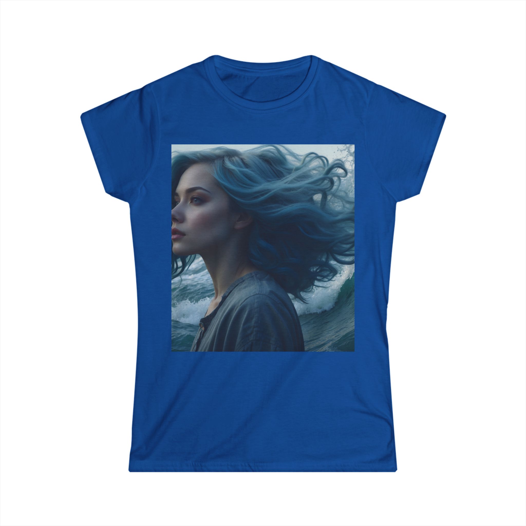 13726874494375753032_2048.jpeg Ocean Vibes Women's T-shirt (royal color) – front view
