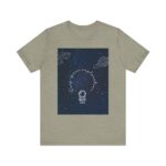 Stellar Eclipse T-shirt (heather stone color) – front view