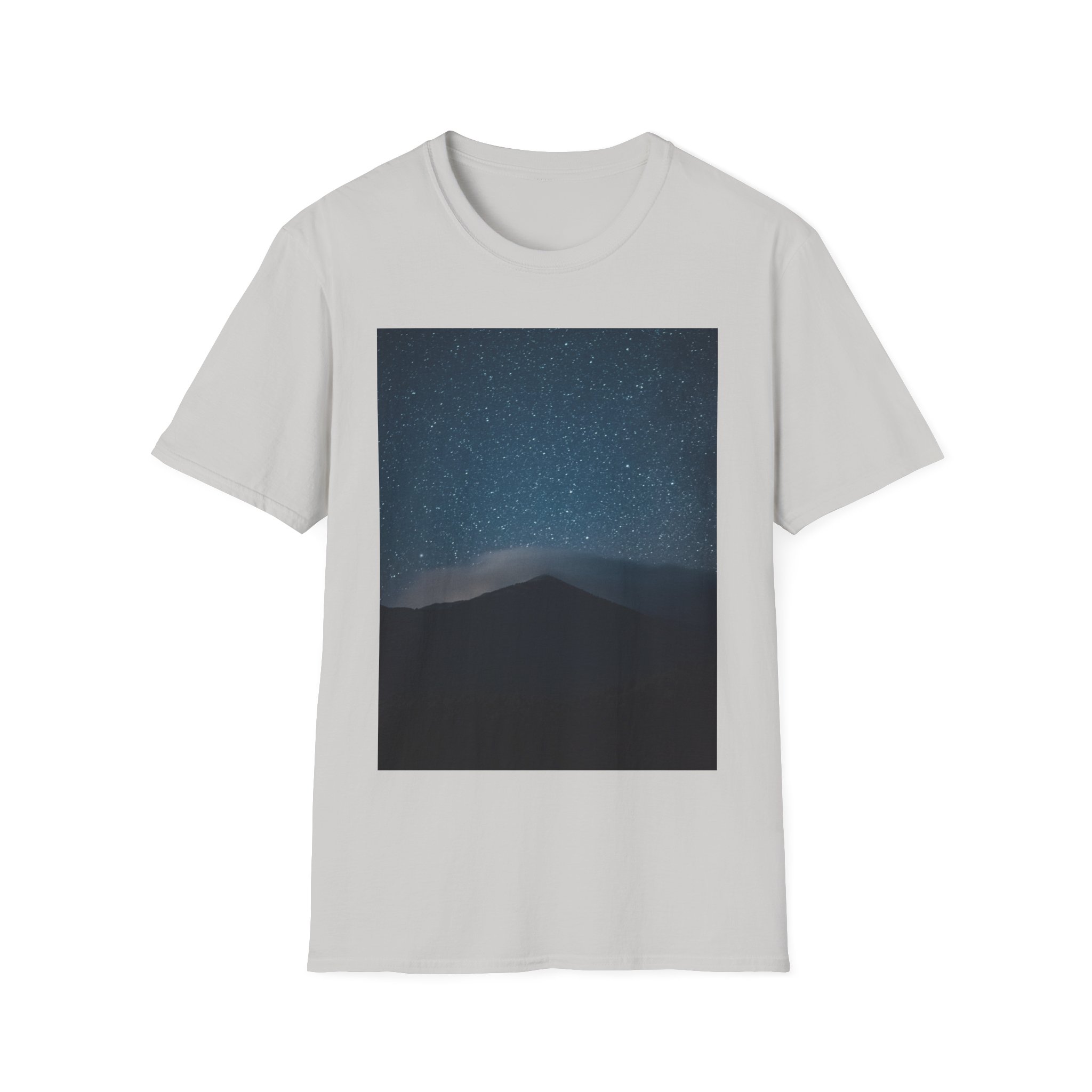 16574326071159700004_2048-1.jpeg Galaxy Nightscape Print T-shirt ice grey – front view