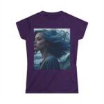 Ocean Vibes Women's T-shirt (purple color) – front view