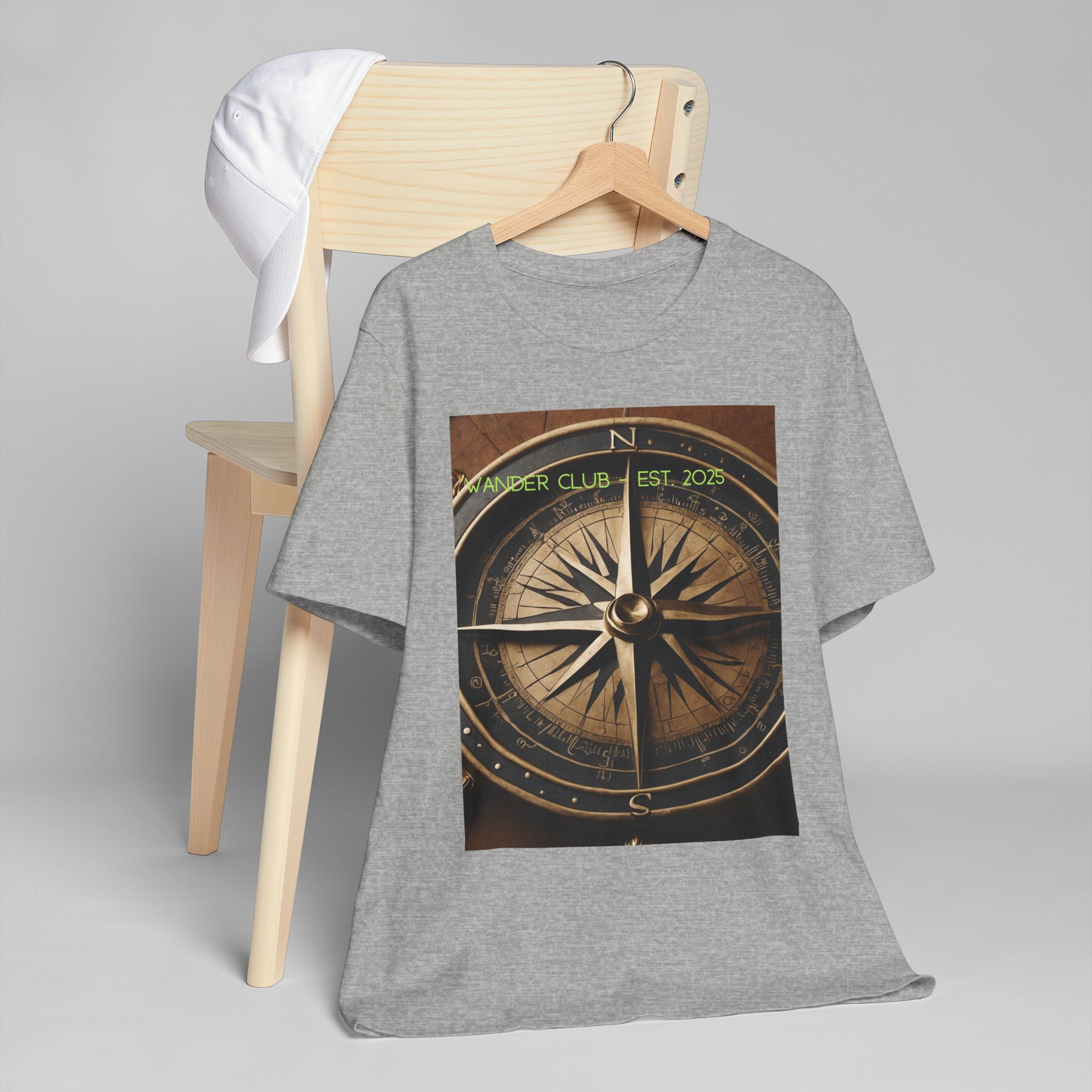 17645608871022309765_2048.jpeg Adventure - Find Your Path T-shirt athletic heather - hanger front view