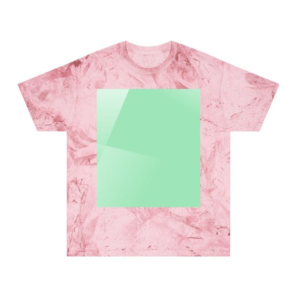 Aurora-Inspired Sky Print T-shirt (clay color) – front view