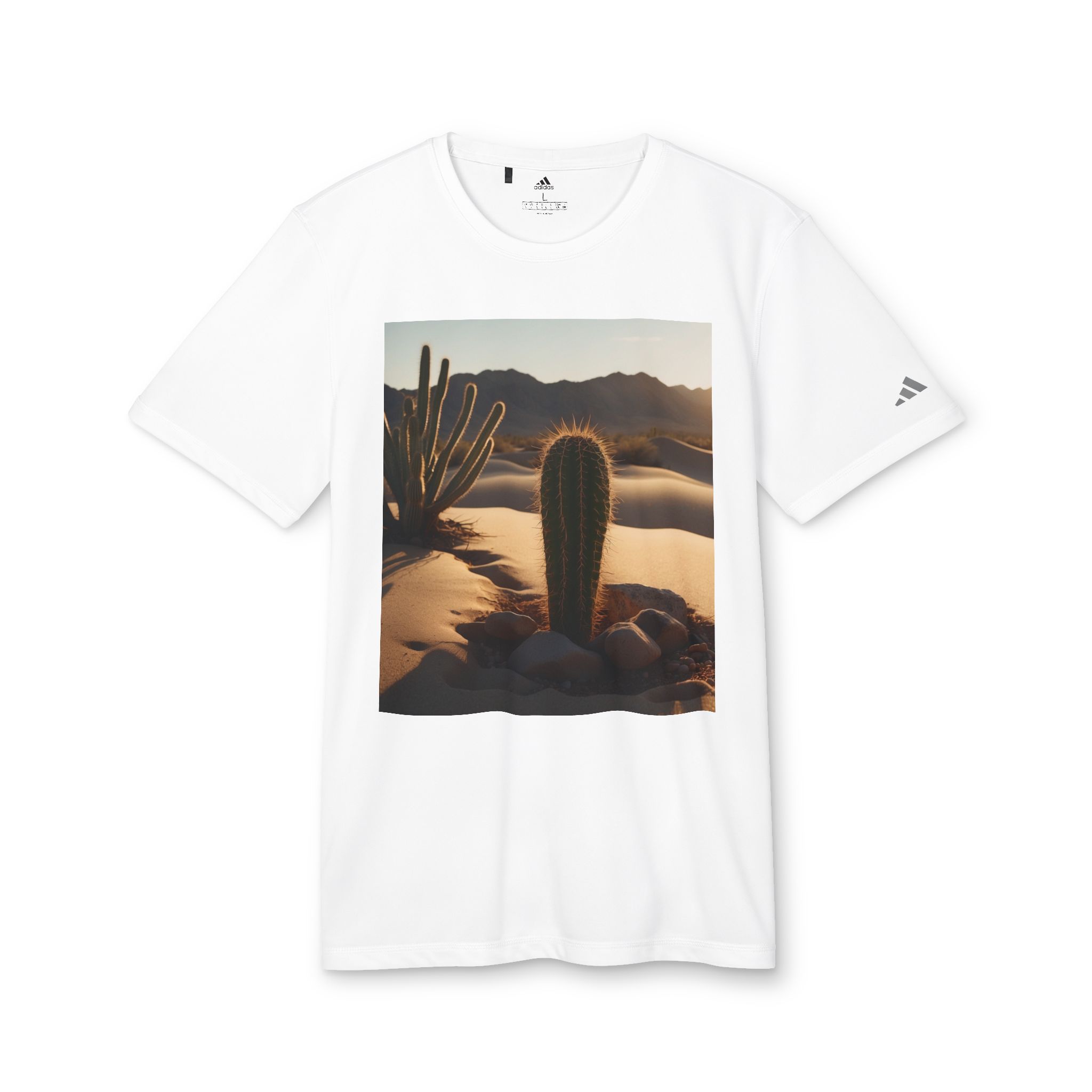 2070857777315386578_2048.jpeg adidas Desert Vibes Unisex Sport T-shirt (white color) - front view