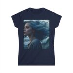 Ocean Vibes Women's T-shirt (navy color) – front view