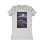 Lavender Moon Women's T-shirt (silver color) – front view