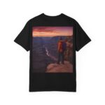 Nature Inspired Unisex T-Shirt black - back view