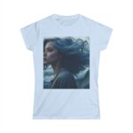 Ocean Vibes Women's T-shirt (light blue color) – front view