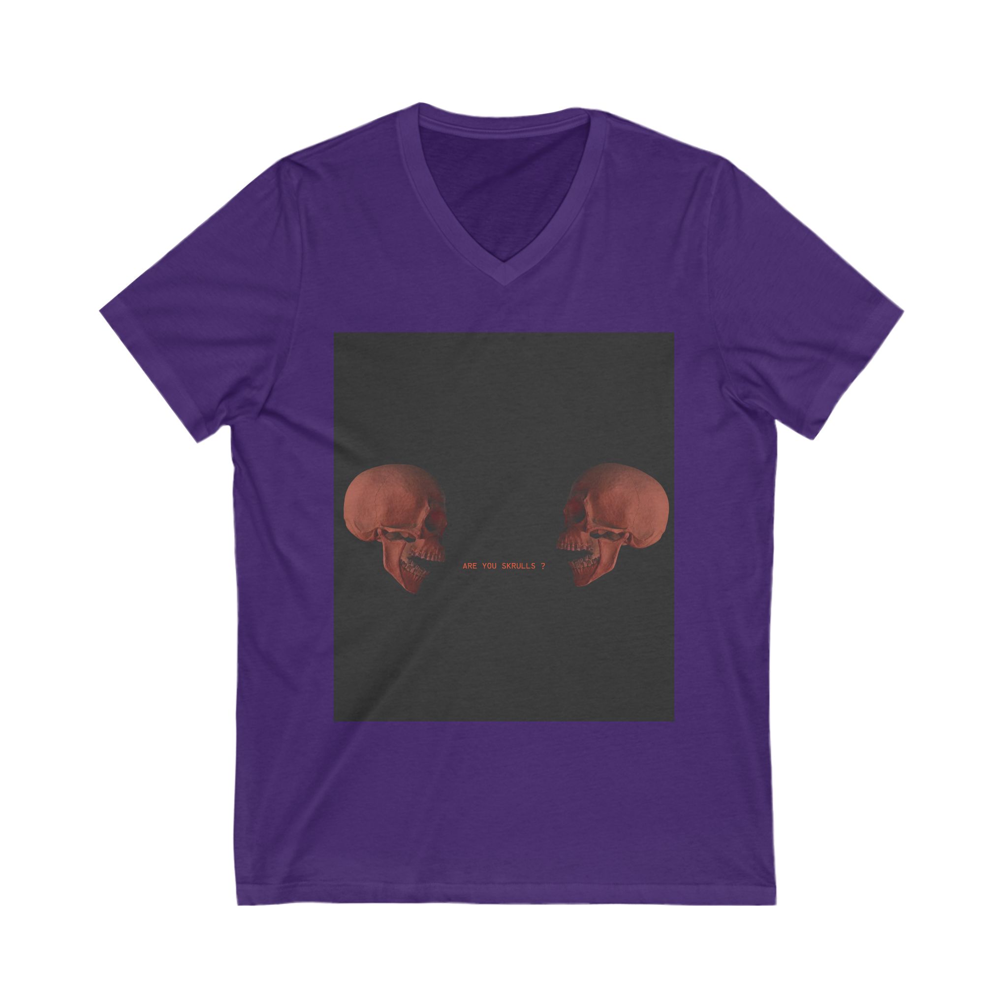 5342428403199099102_2048-8.jpeg Dual Vision Skull & Canyon Art T-shirt (team purple color) – front view