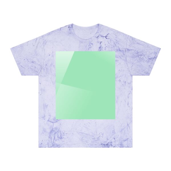 Aurora-Inspired Sky Print T-shirt (amethyst color) – front view