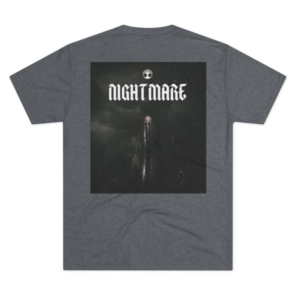 Beast and Nightmare Dual Art T-shirt Tri-Blend Premium Heather - back view
