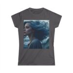 Ocean Vibes Women's T-shirt (charcoal color) – front view