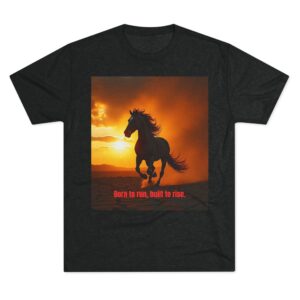 Equestrian Inspiration Tee - Born to Run, Built to Rise, Grace Stands Where Empires Fall, Horse Lover Gift, Motivational Shirt