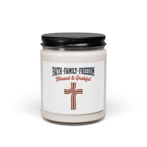 Faith · Family · Freedom Soy Candle | Patriotic, Faith-based, Vintage Americana