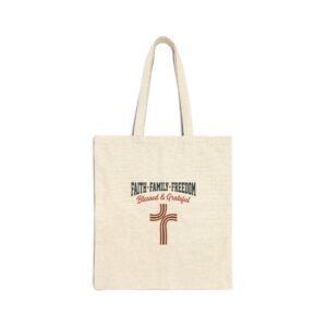 Faith · Family · Freedom Tote | Faith-based Patriotic, Vintage Americana